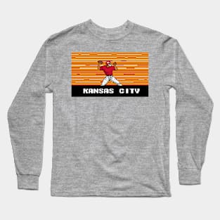 8-Bit Quarterback - Kansas City Long Sleeve T-Shirt